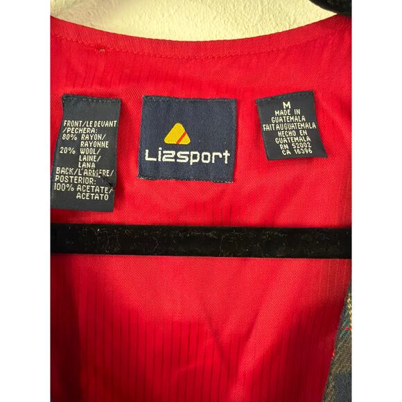 1980’s vintage preppy vest Lizsport - Picture 2 of 3